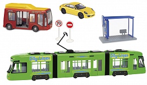 City: трамвай, автобус и машина (Dickie, 3829001)